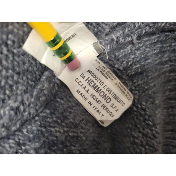 Vintage Valentino Wool Angora Cashmere Sweater Cable Knit Pullover - Picture 12 of 15